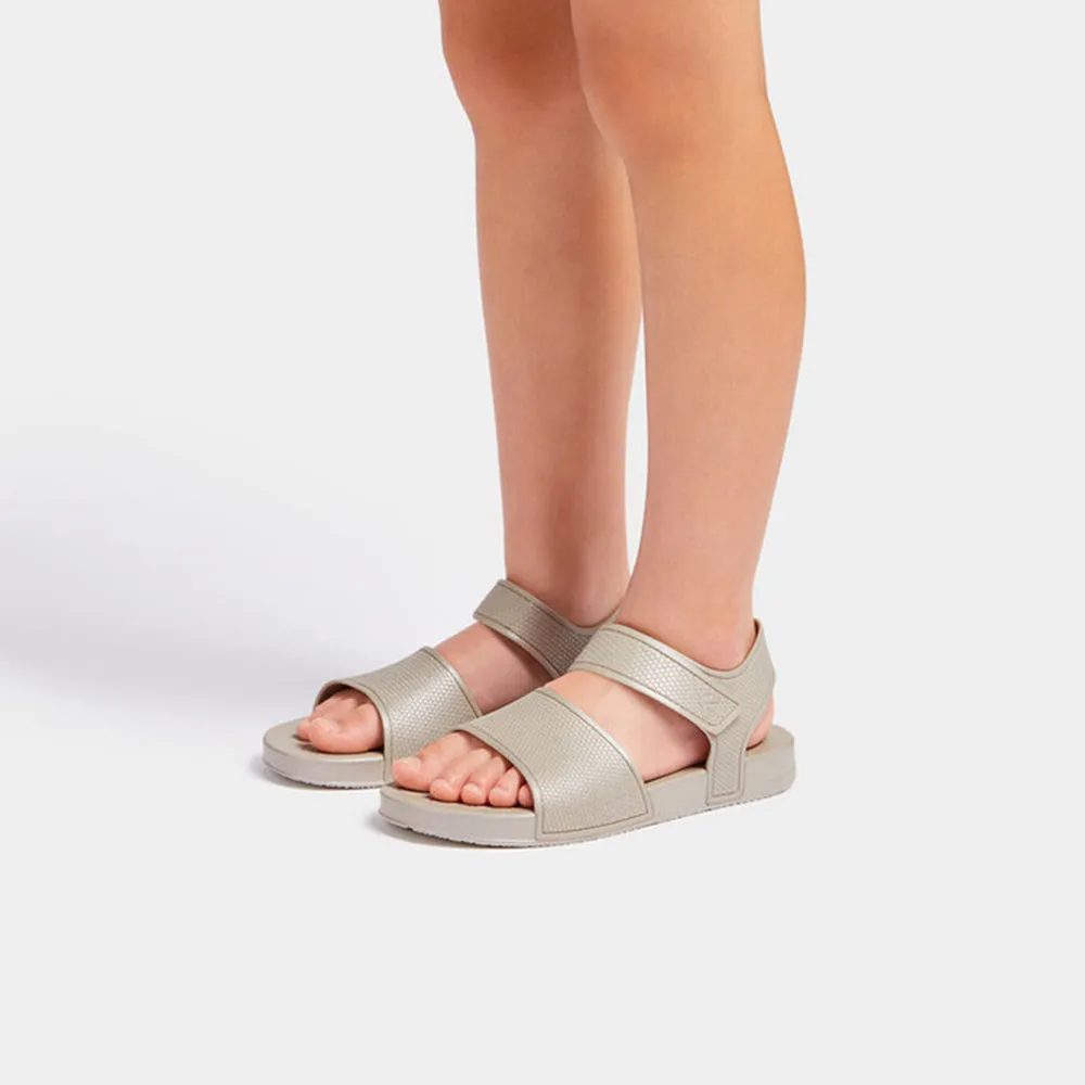 รองเท้าแตะแบบรัดส้น เด็ก รุ่น iQUSHION KIDS JUNIOR SHIMMER ERGONOMIC BACK-STRAP SANDALS