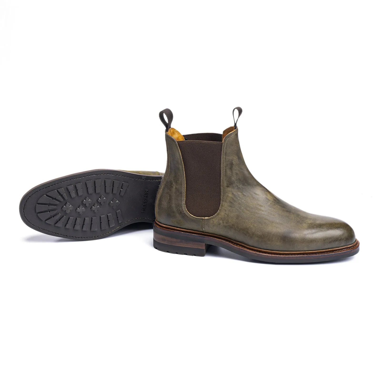 116080 - CAPER GREEN WAXY SHELL CORDOVAN - E (ULTRAFLEX SYSTEM)