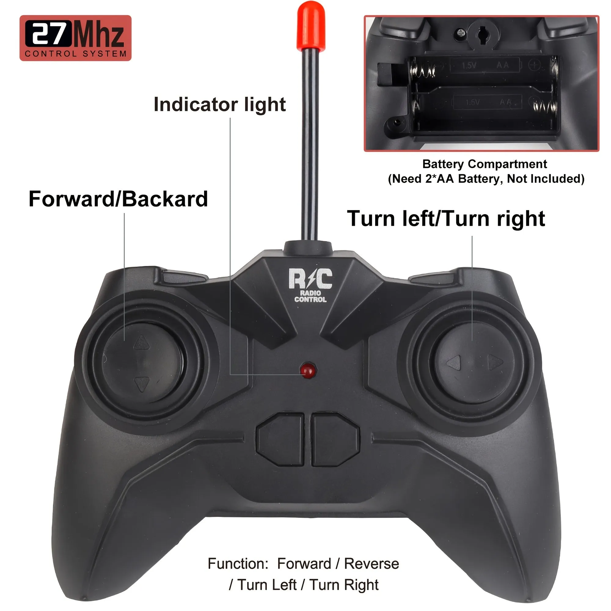 24GHz LED RC Car Perfect Boys and Girls Gift