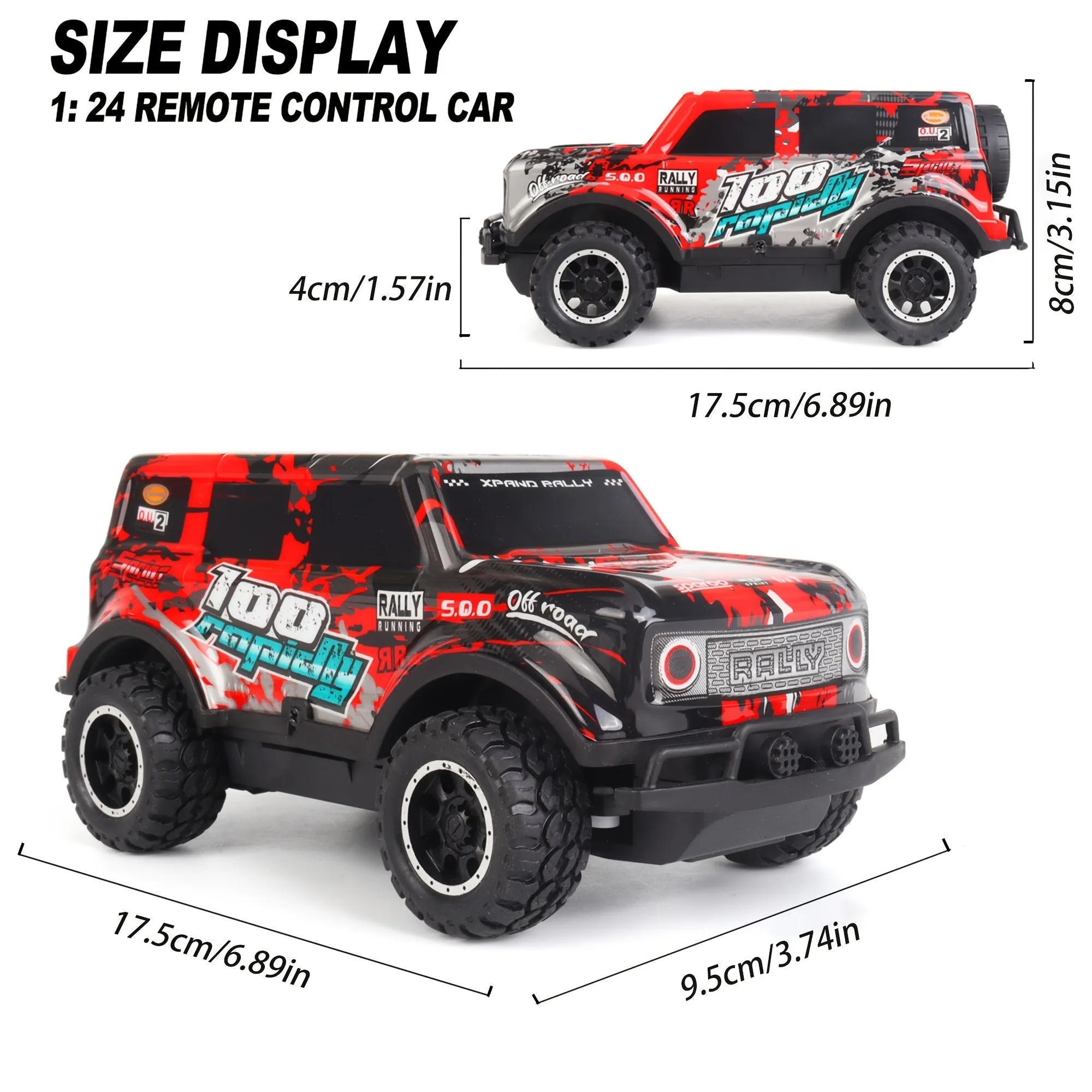 24GHz LED RC Car Perfect Boys and Girls Gift