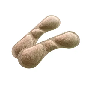 4 Pairs Angelaid Comfy Foam Heel Liners, Self-Adhesive Cushion to Protect Heels