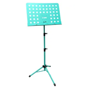 5 Core Sheet Music Stand Professional Folding Adjustable Portable, Blue