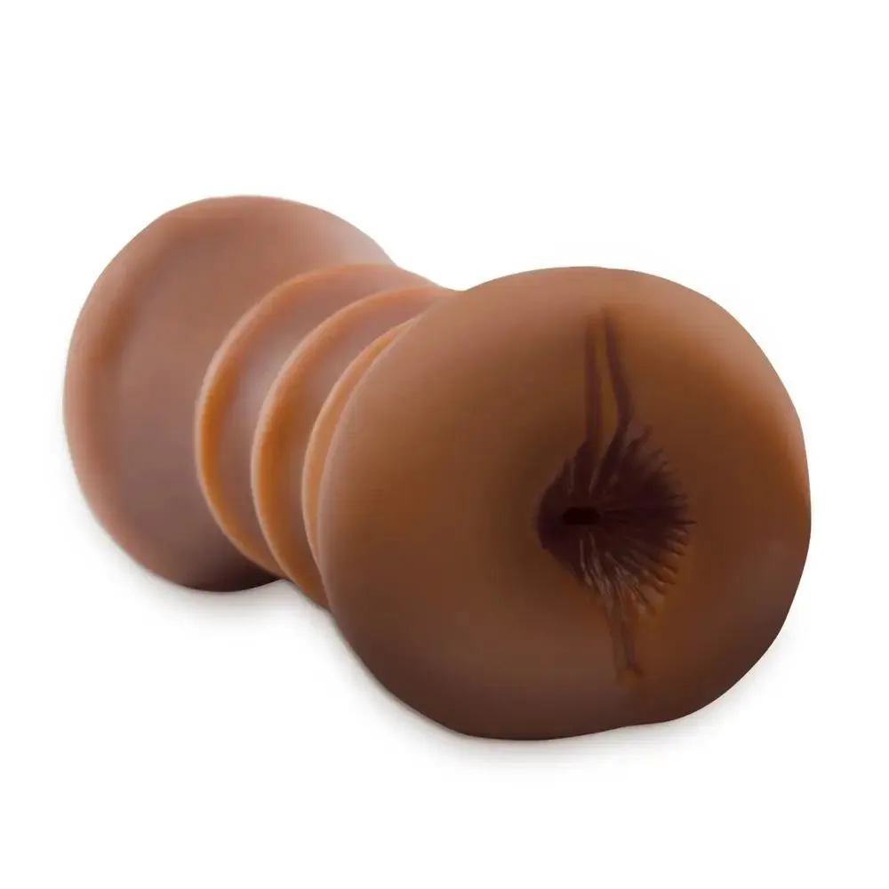 6-inch Pipedream Realistic Feel Flesh Brown Vagina and Ass Male Masturbator