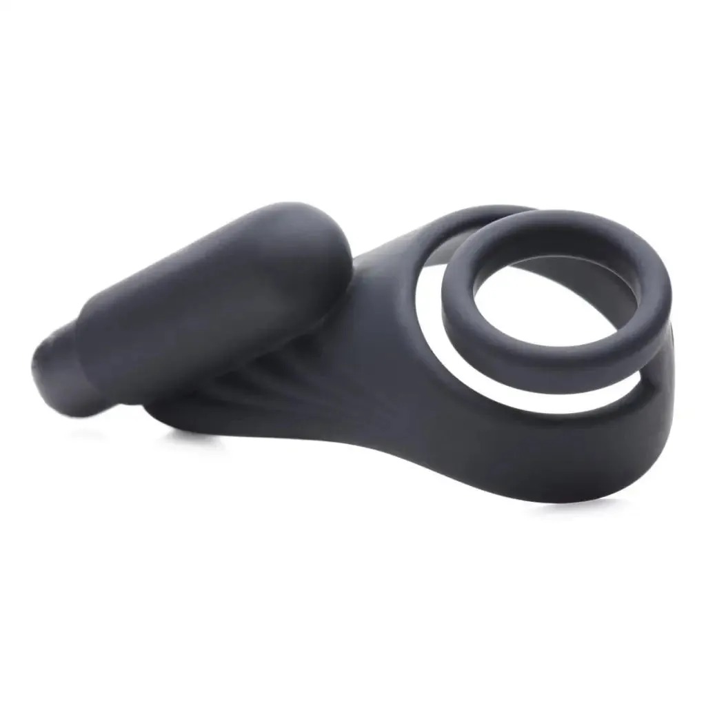 7x Silicone C-ring With Vibrating Taint Stimulator