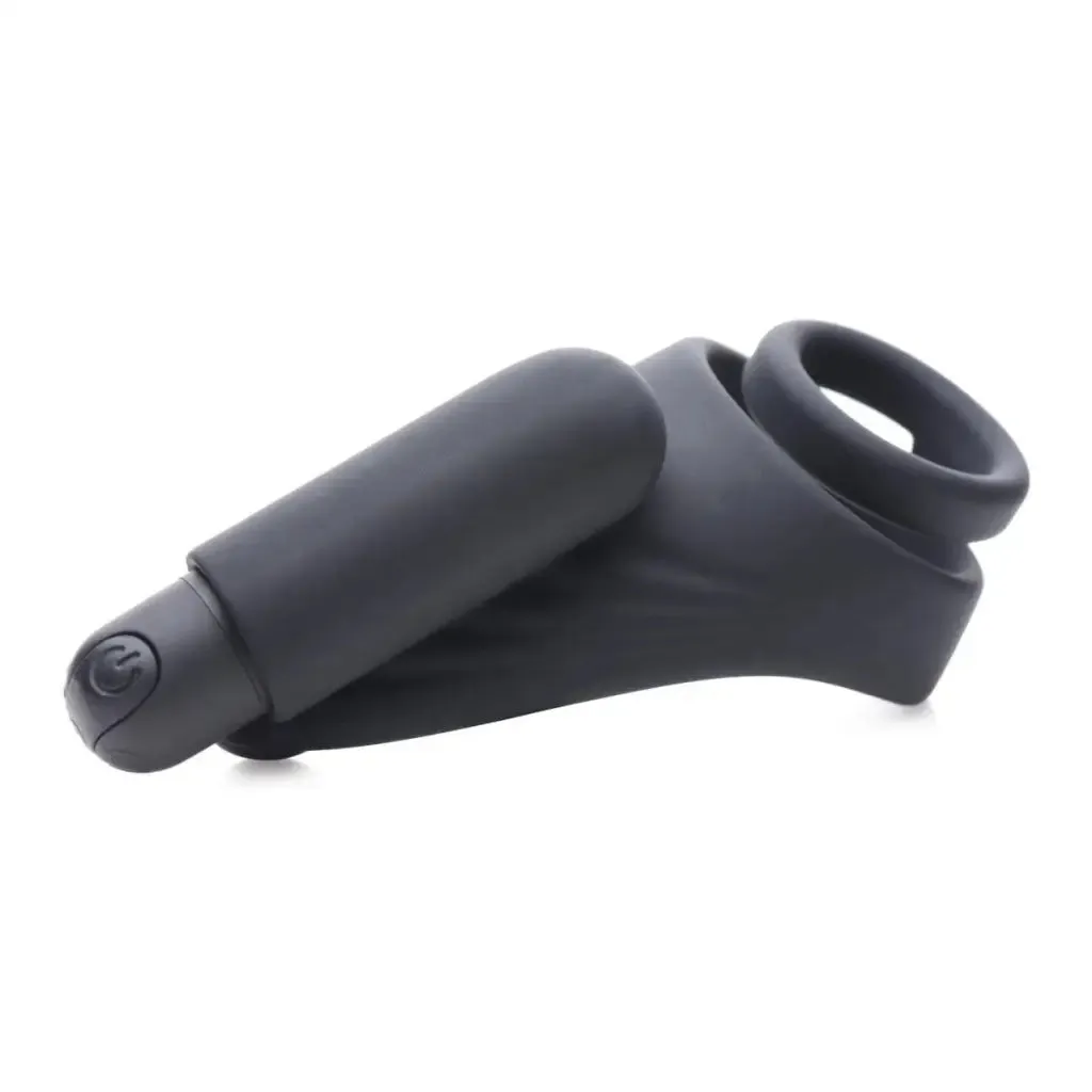 7x Silicone C-ring With Vibrating Taint Stimulator