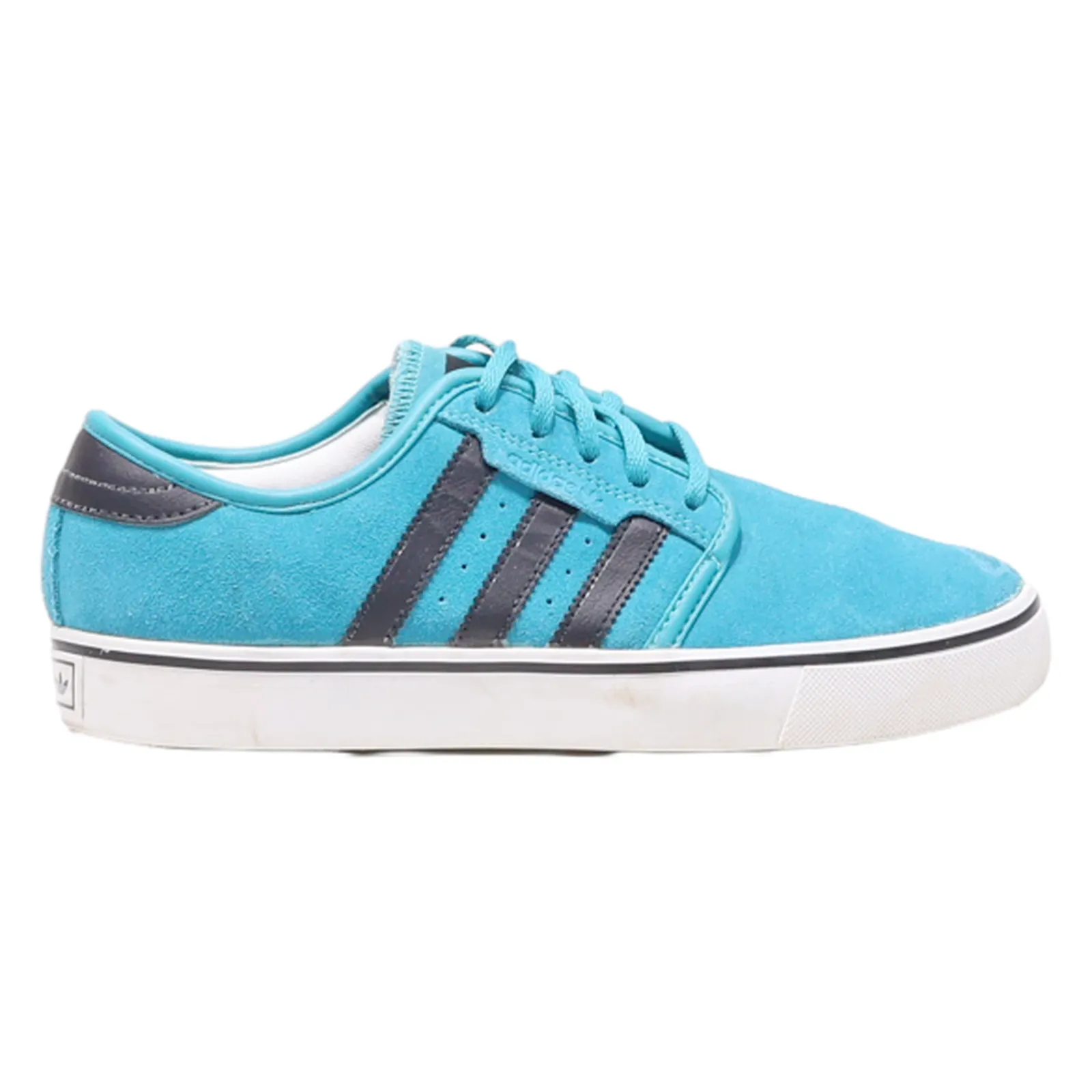 ADIDAS Court Sneaker Trainers Blue Suede Womens UK 4.5