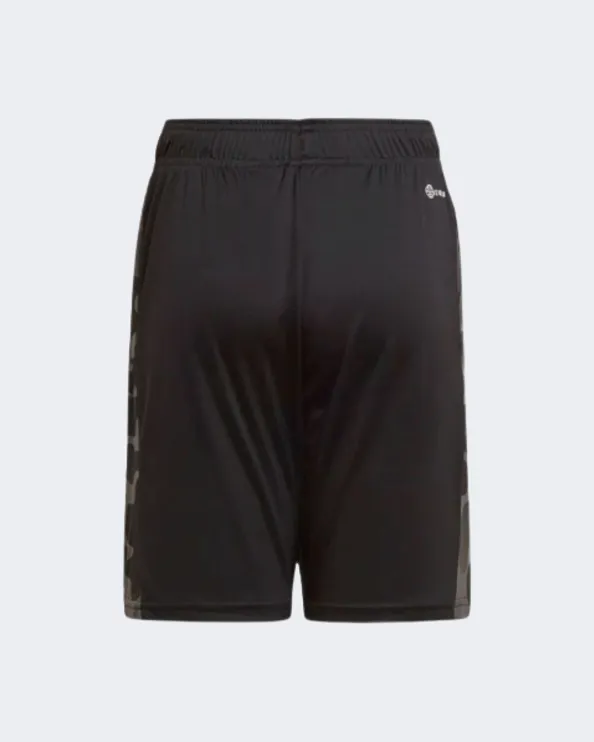 Adidas Designed To Move Camo Boys Sportswear Short Black/Grey Hg6829