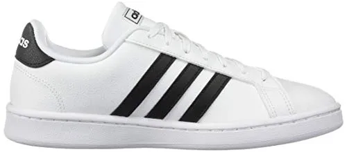adidas Women's Grand Court, Black/White, 8 M US