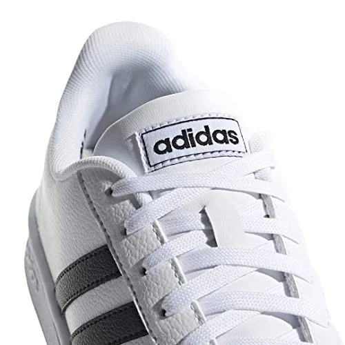 adidas Women's Grand Court, Black/White, 8 M US