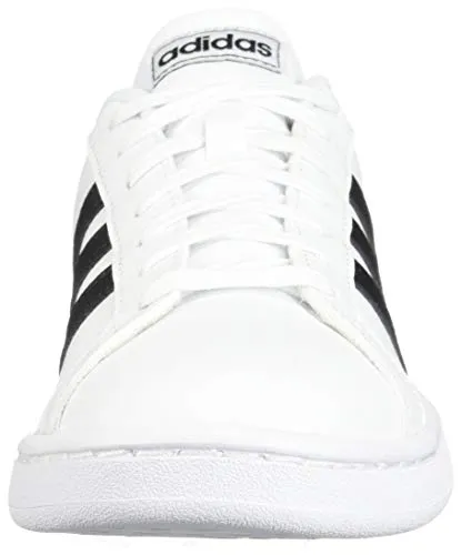 adidas Women's Grand Court, Black/White, 8 M US