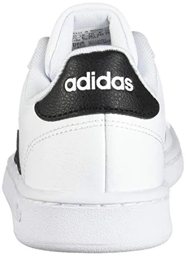 adidas Women's Grand Court, Black/White, 8 M US