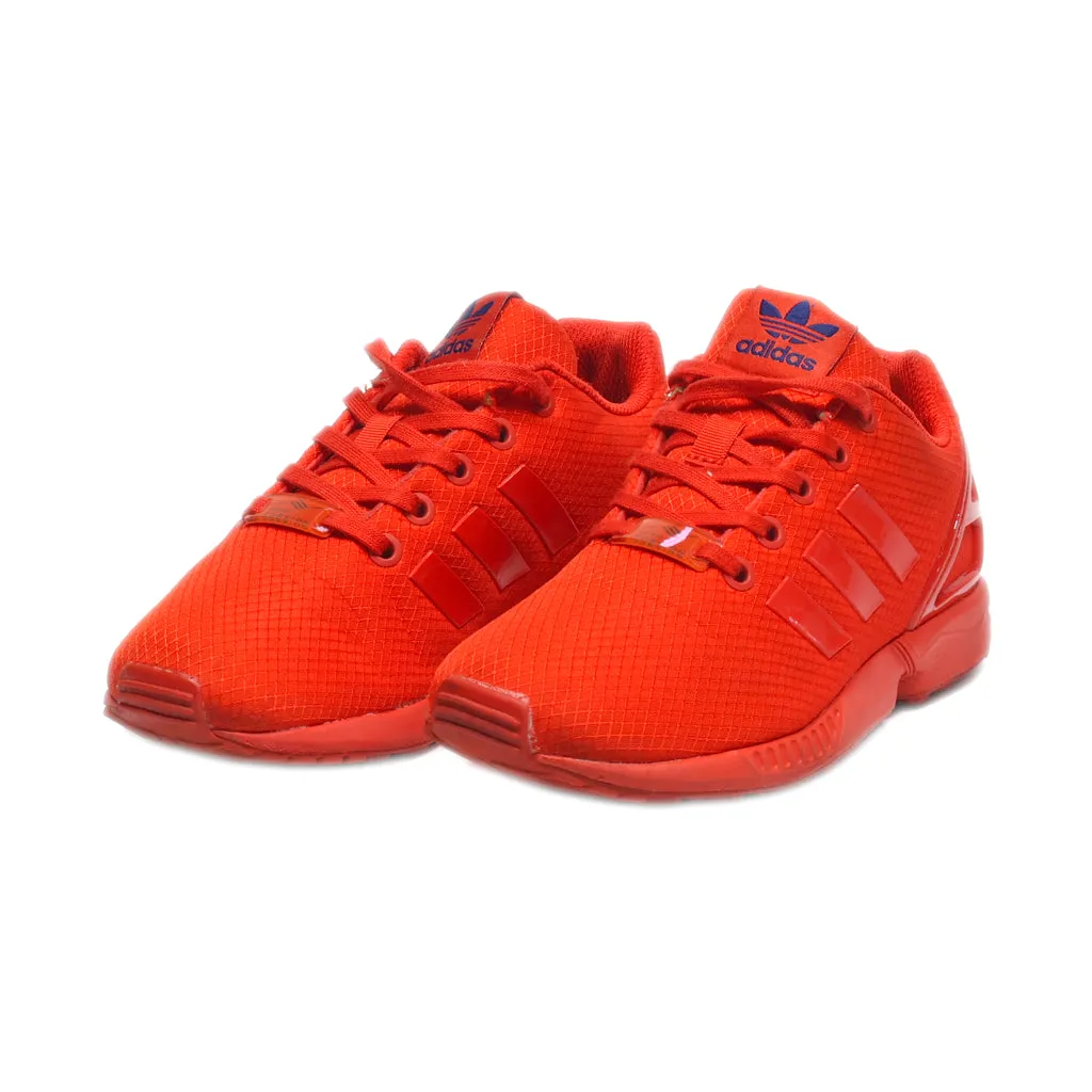 Adidas Zx Flux Torsion Sport Shoes Leather Red Colour For Kids