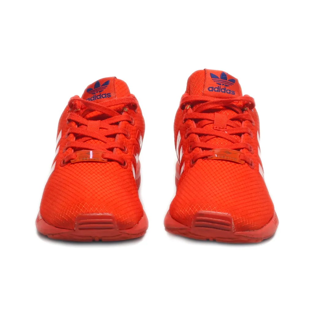 Adidas Zx Flux Torsion Sport Shoes Leather Red Colour For Kids