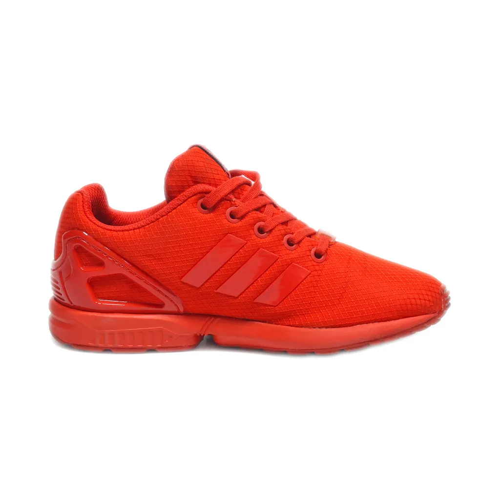 Adidas Zx Flux Torsion Sport Shoes Leather Red Colour For Kids