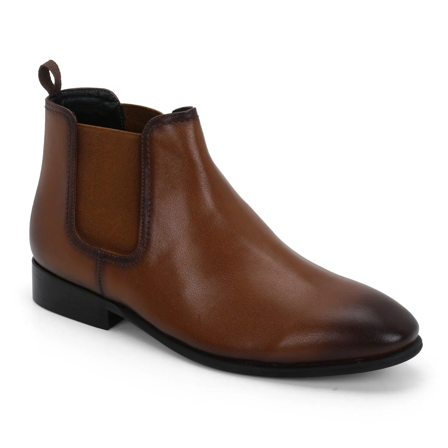 Alpha Tan Chelsea Boots