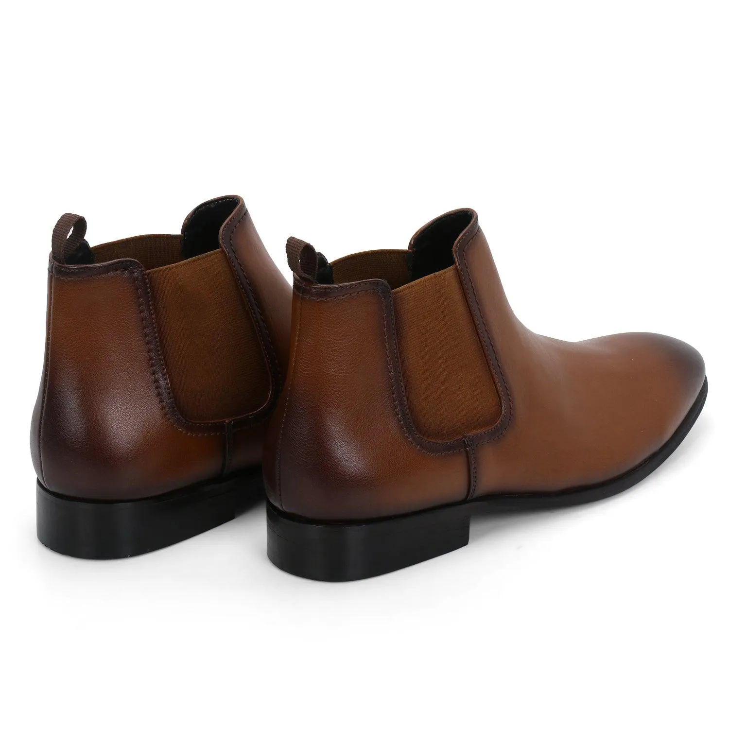 Alpha Tan Chelsea Boots