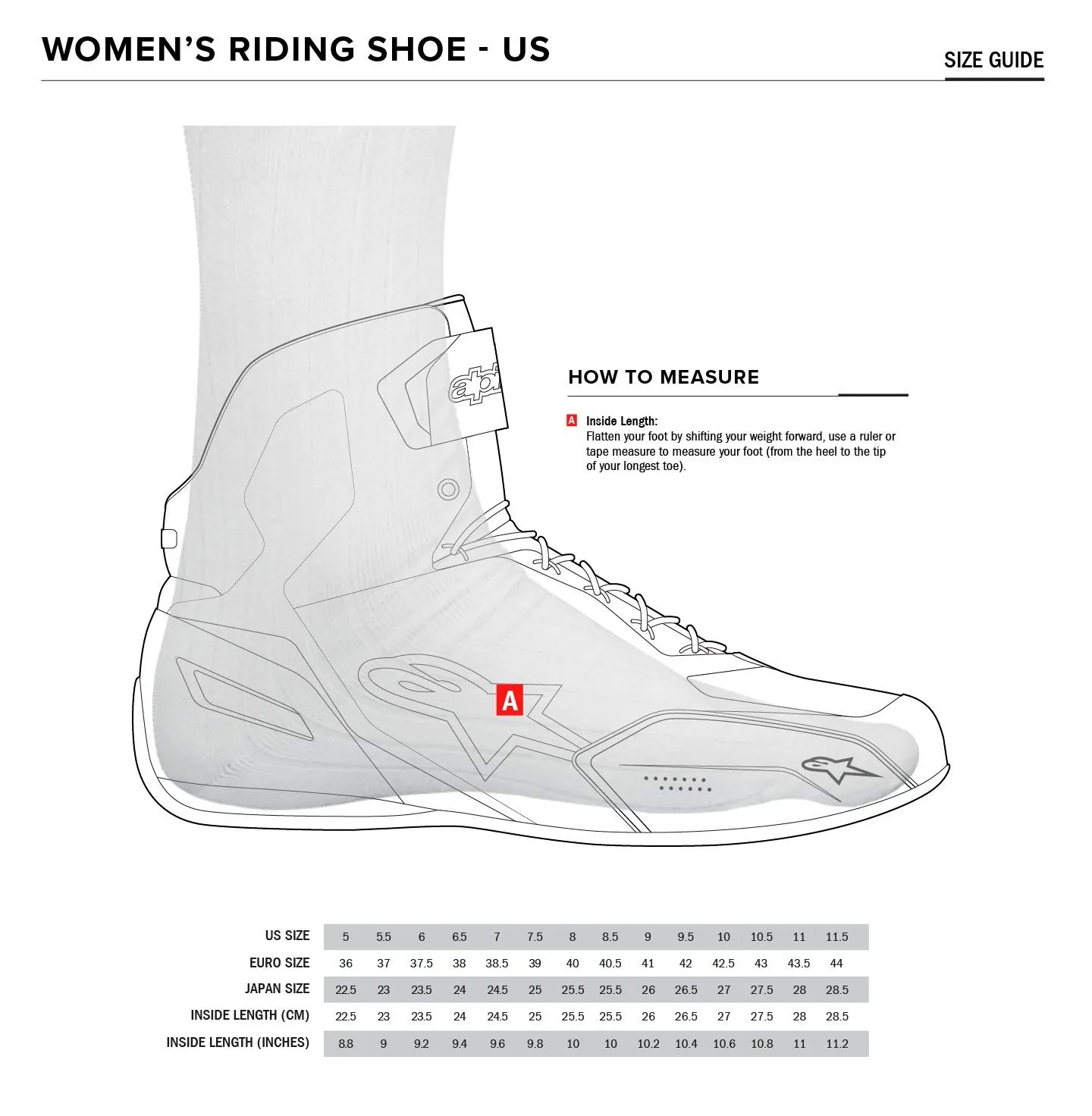 Alpinestars Stella Faster-3 Drystar Womens Riding Shoes