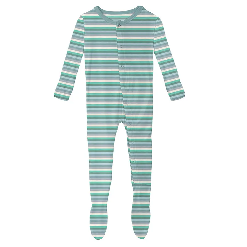 april showers stripe footie