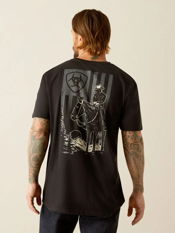Ariat 10054842 Mens Big Sky Freedom T-Shirt Black