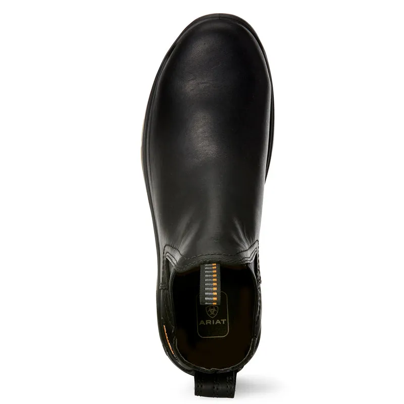 'Ariat' Men's Turbo Chelsea EH WP Comp Toe - Black