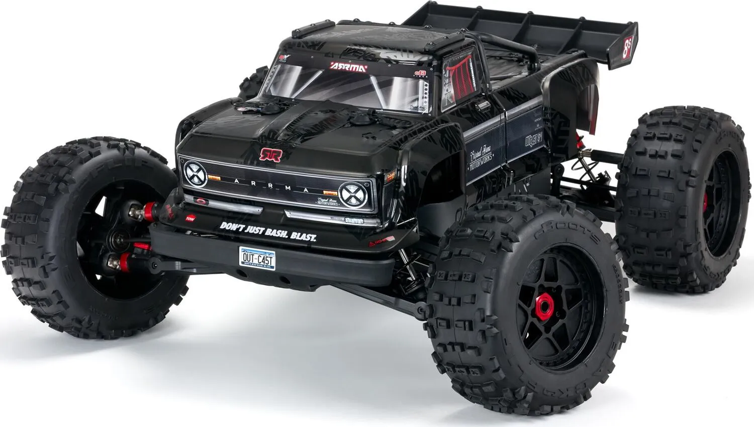 ARRMA 1/5 OUTCAST 4WD EXtreme Bash Roller Stunt Truck Black ARA5210