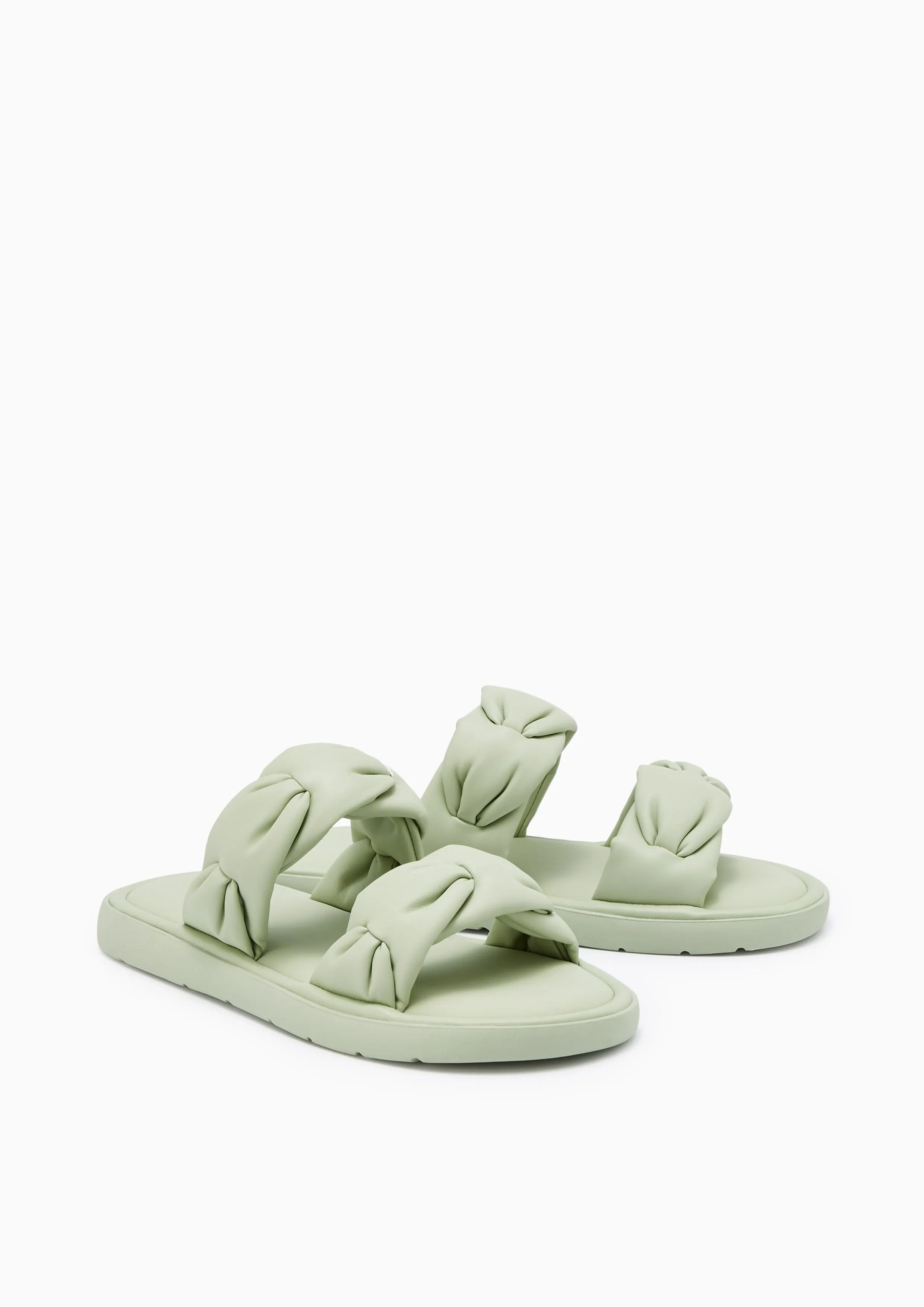 Biscotti Flat Sandals - Green