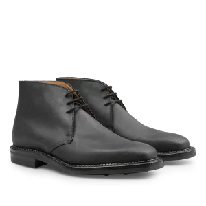 Black Rough-Out Suede Molton Boots
