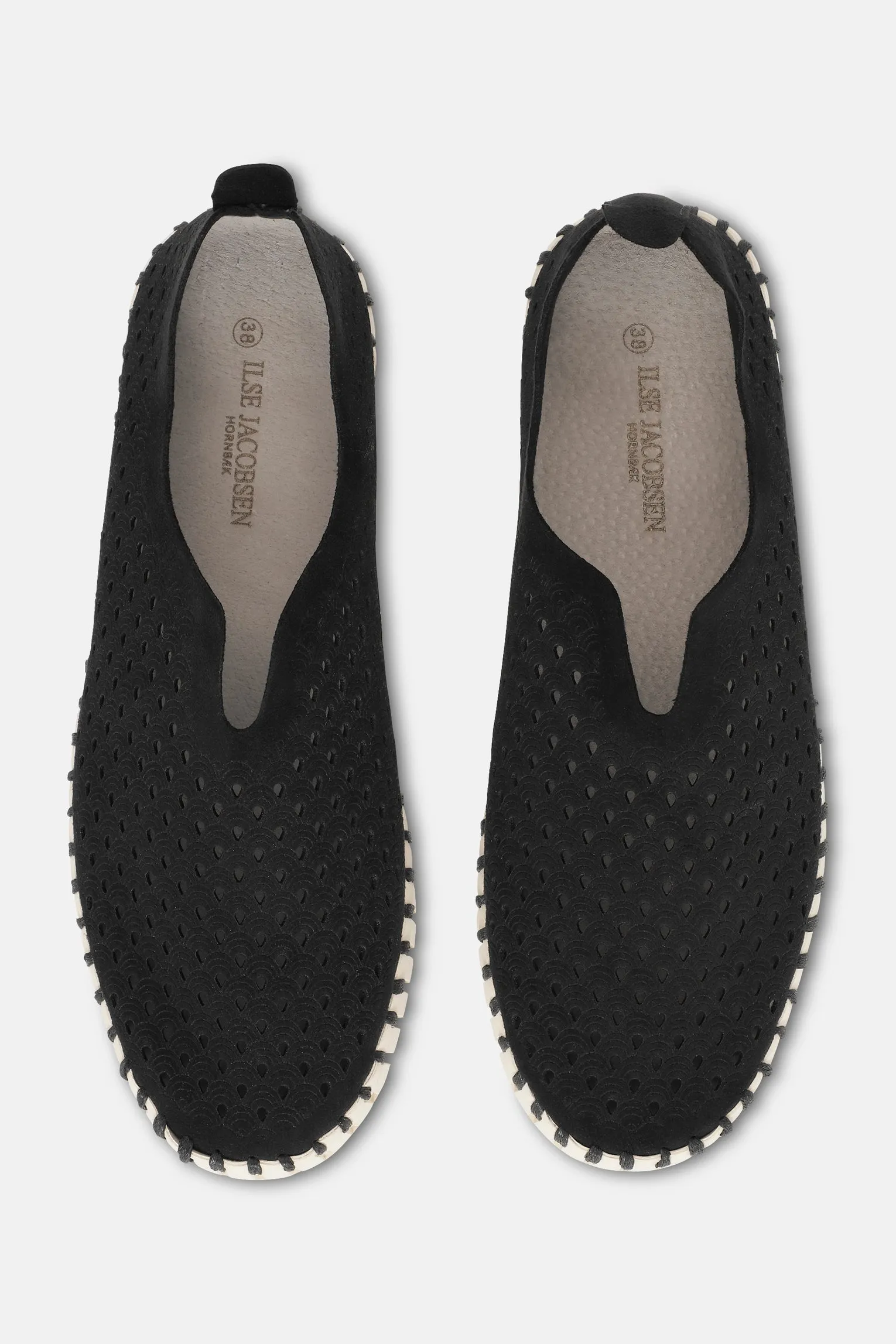 Black Tulip Platform Flats