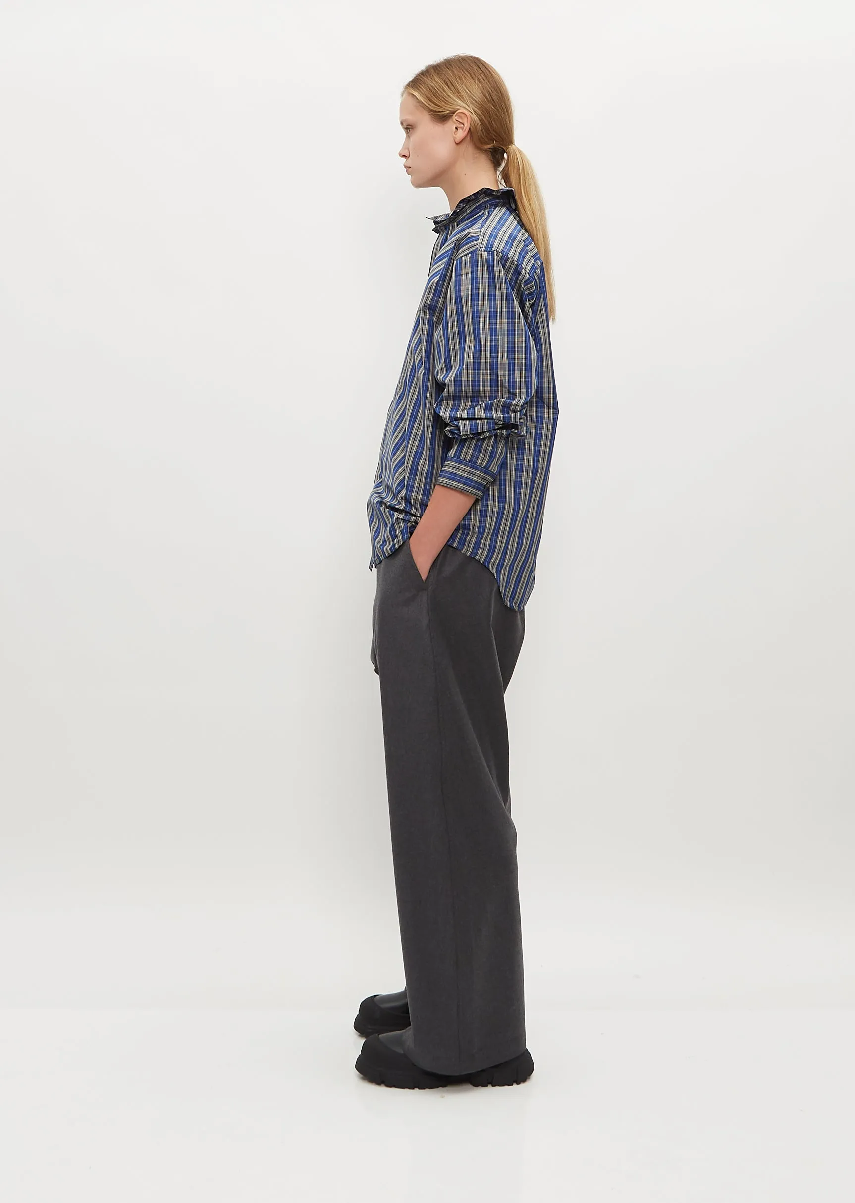 Blizzard Ruffle Collar Shirt