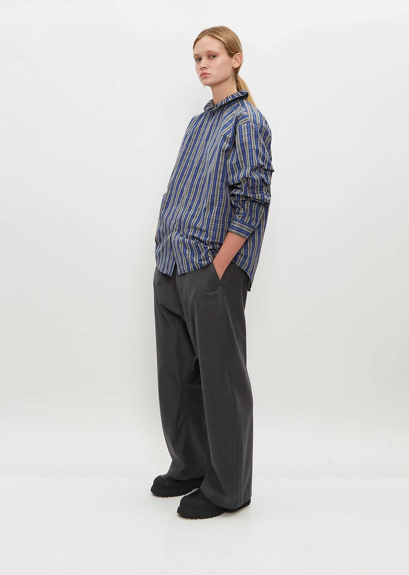 Blizzard Ruffle Collar Shirt