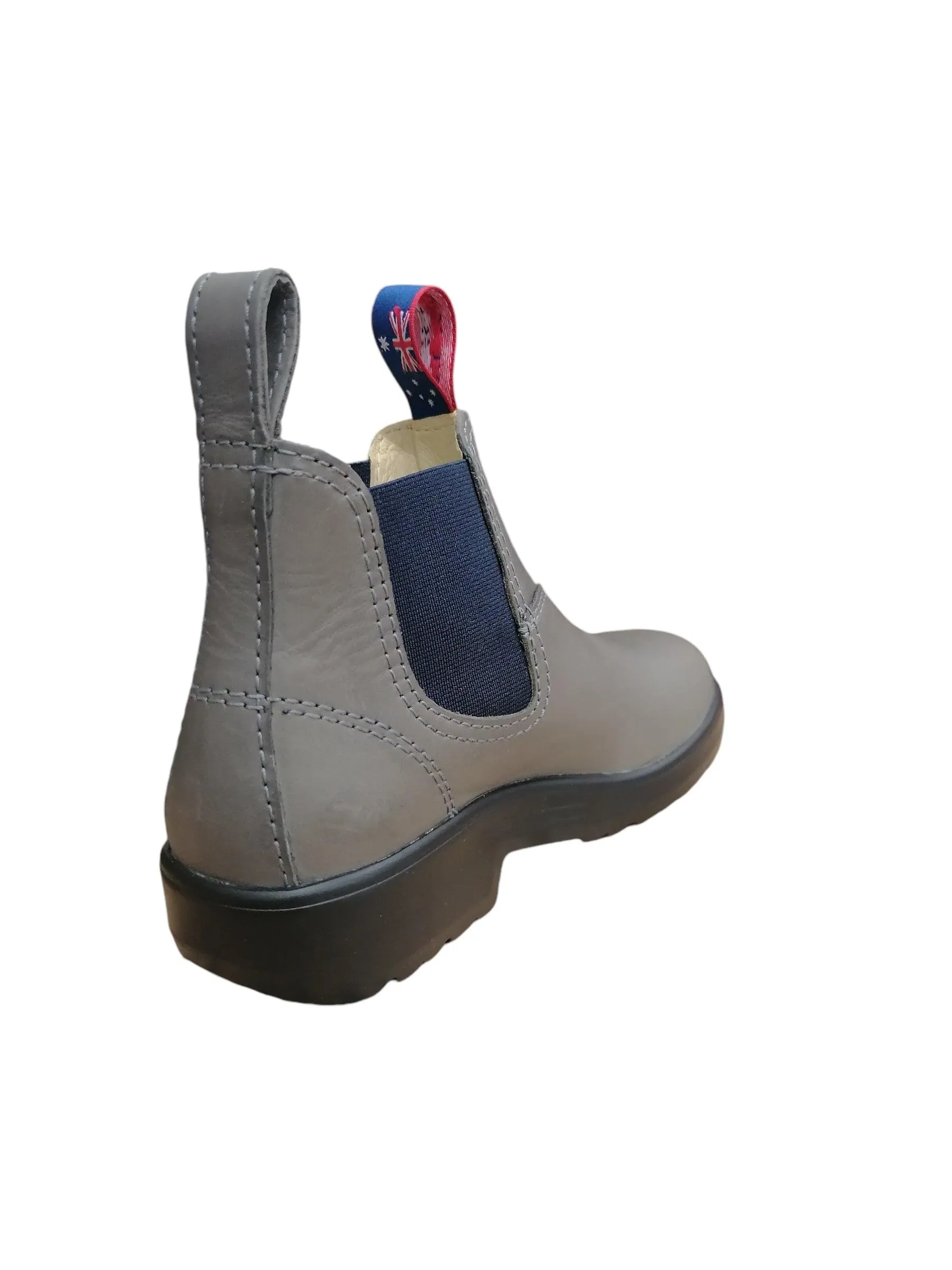 Blue Heeler- OUTBACK KIDS chelsea boots grey/navy