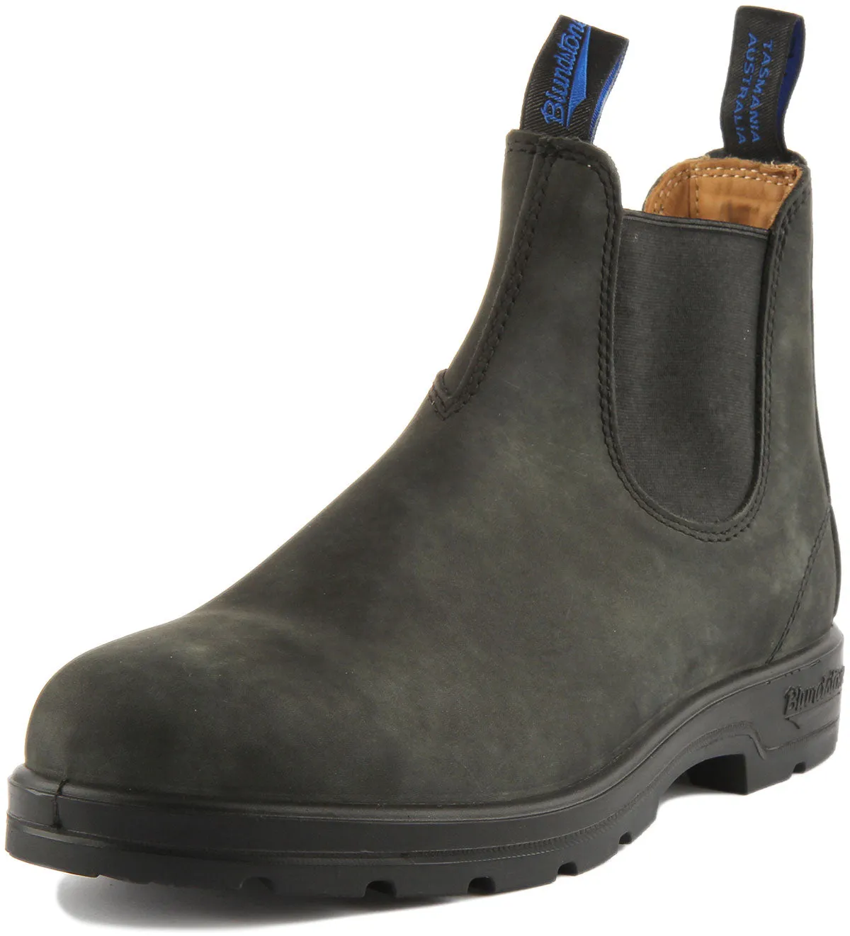 Blundstone 1478 In Rustic Black Chelsea Boots