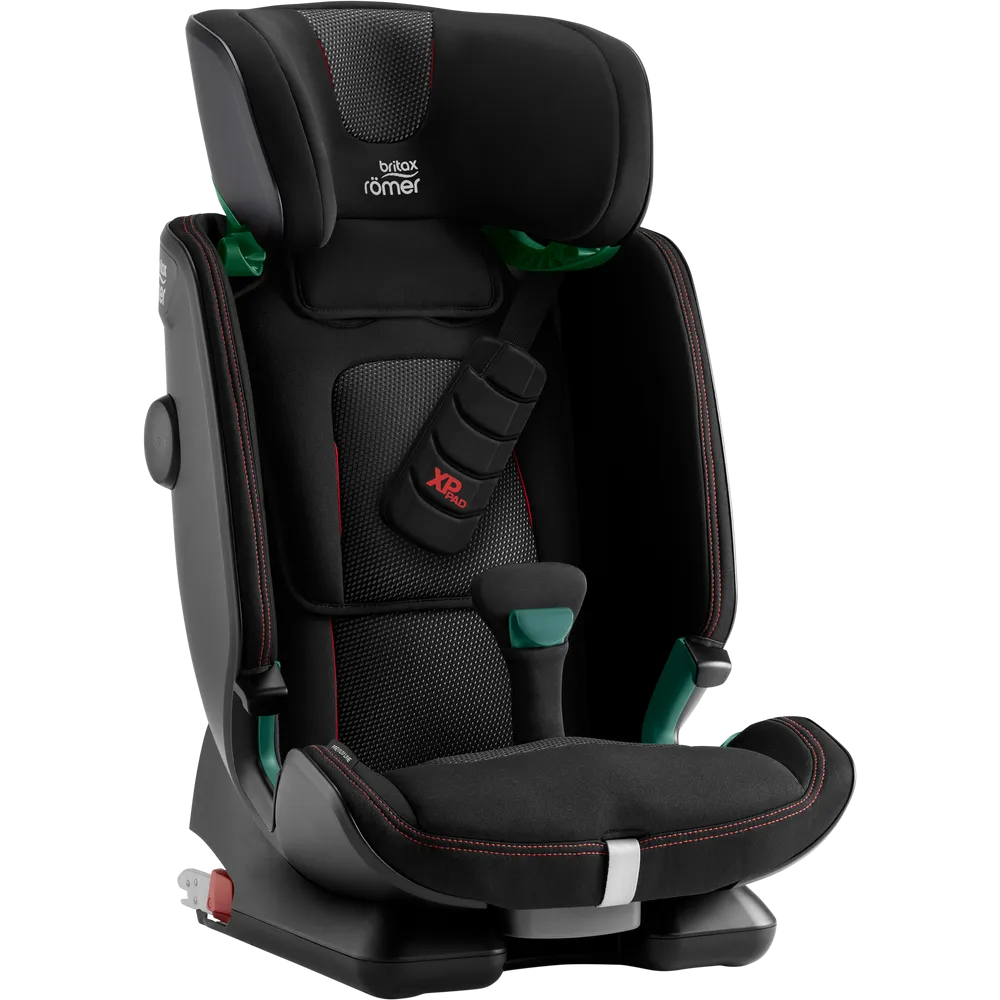 Britax Advansafix i-Size BR Cool Flow Car Seat - Black (15m-12yrs)