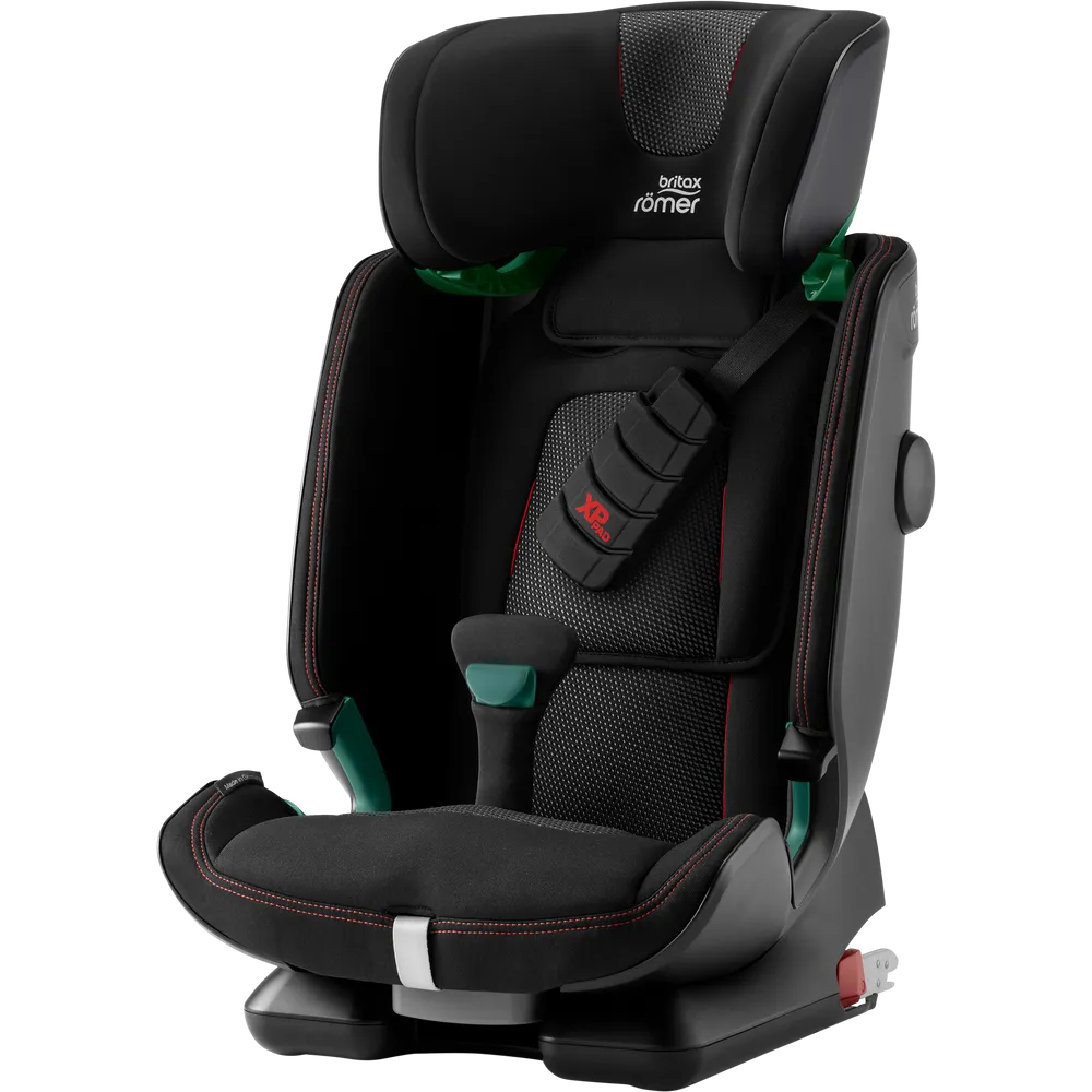 Britax Advansafix i-Size BR Cool Flow Car Seat - Black (15m-12yrs)