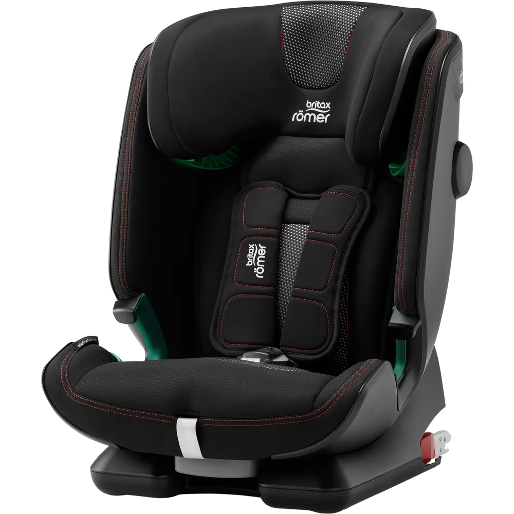 Britax Advansafix i-Size BR Cool Flow Car Seat - Black (15m-12yrs)