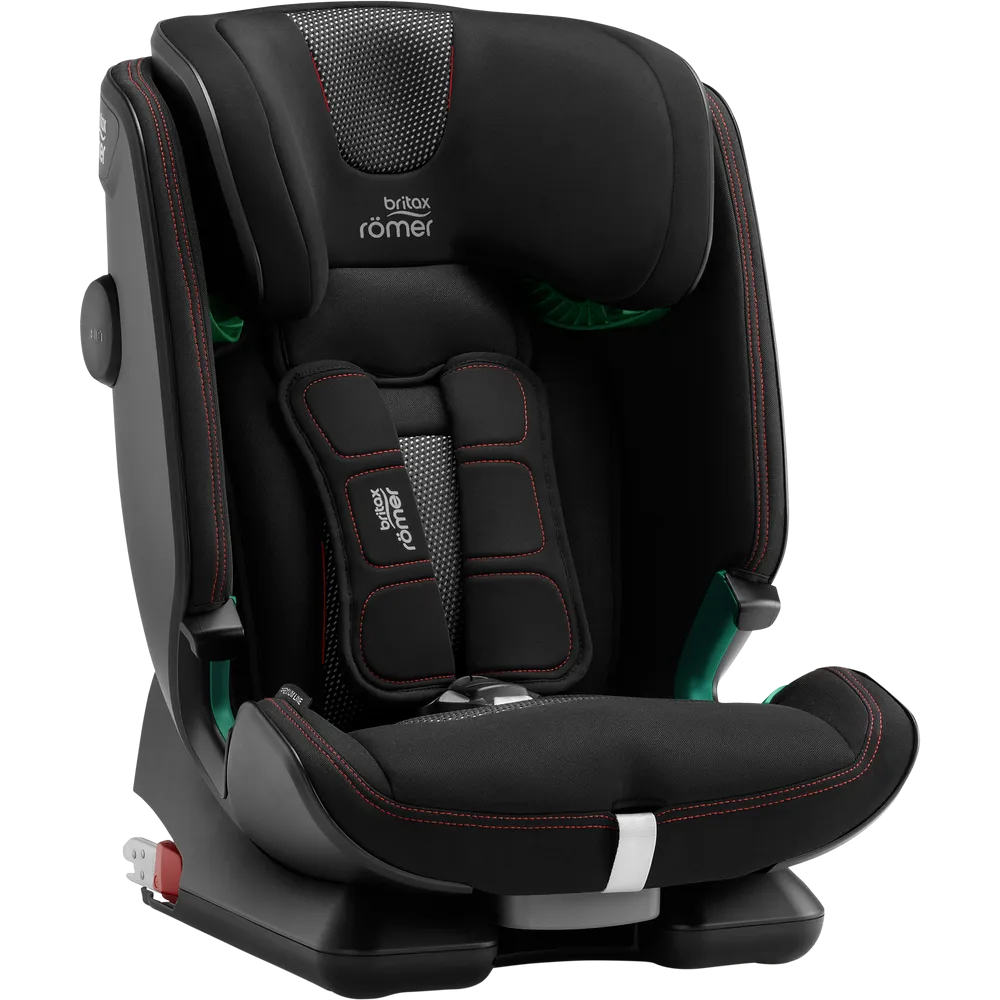 Britax Advansafix i-Size BR Cool Flow Car Seat - Black (15m-12yrs)