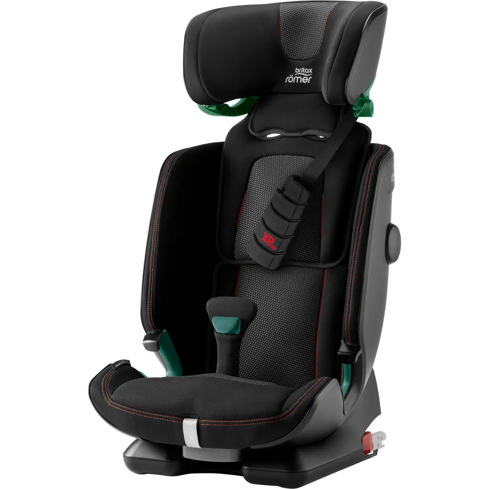 Britax Advansafix i-Size BR Cool Flow Car Seat - Black (15m-12yrs)