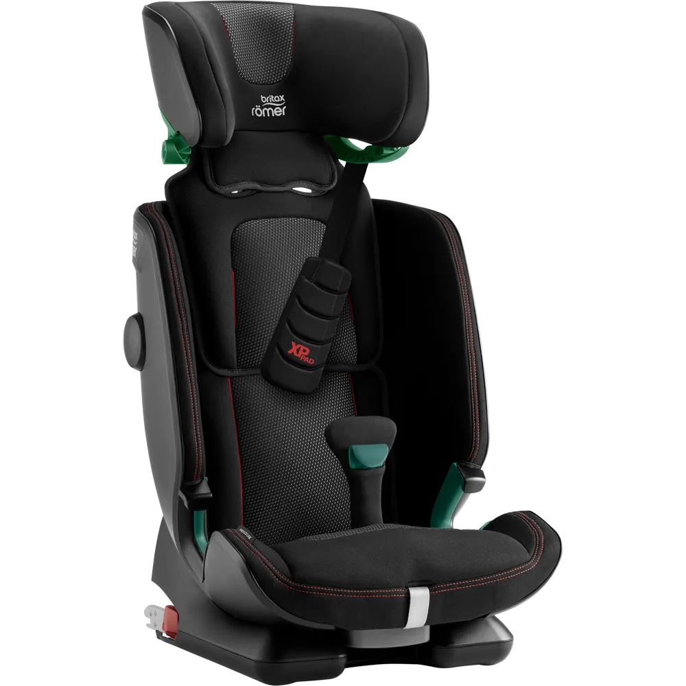Britax Advansafix i-Size BR Cool Flow Car Seat - Black (15m-12yrs)