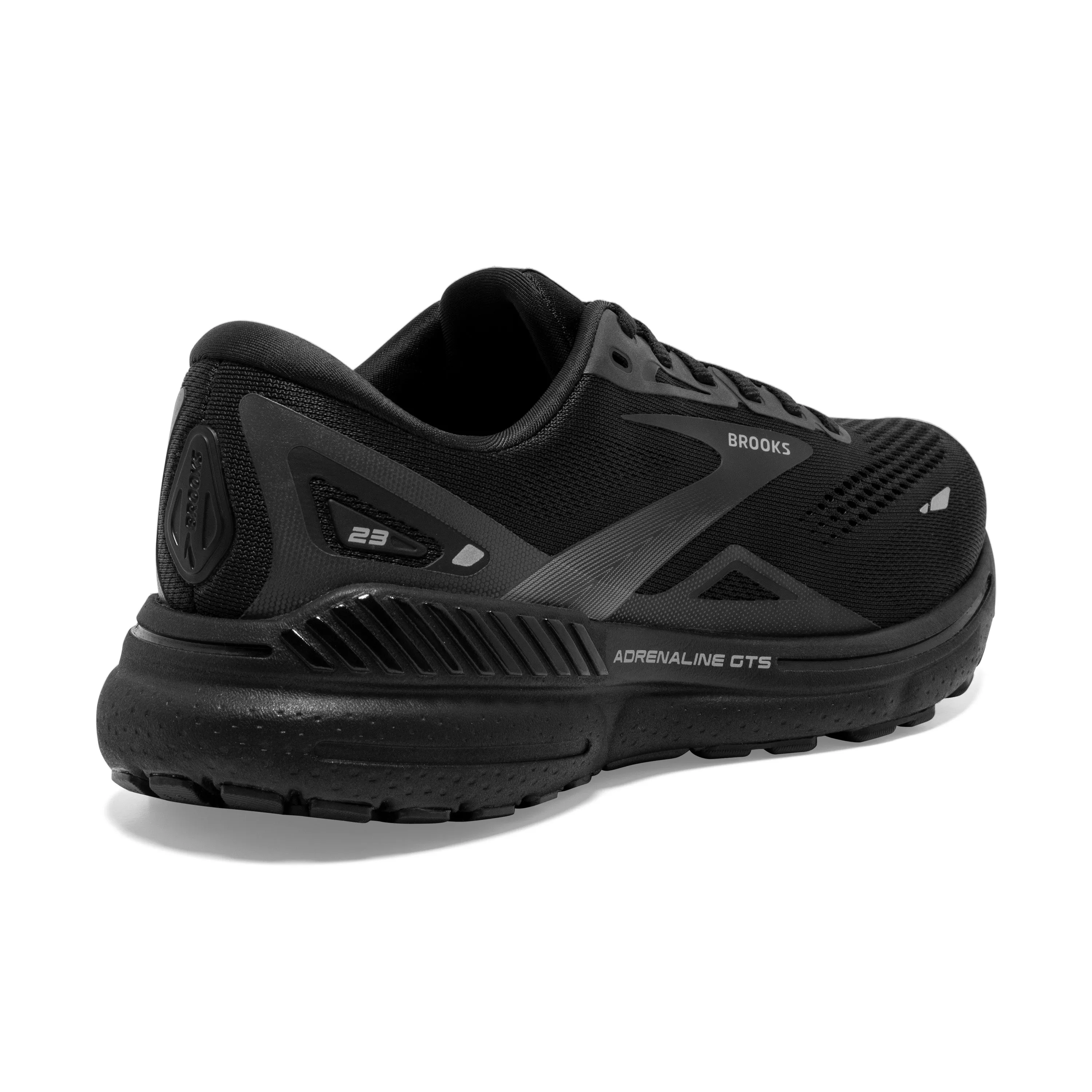 Brooks Mens Trainer Adrenaline GTS 23 Wide Fit Black/Black/Ebony