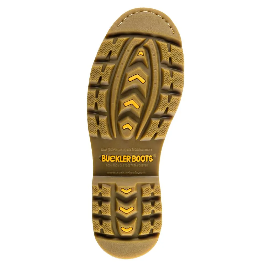 Buckbootz B2700 Non-Safety Dealer Boots Goodyear Welted Honey Buckler Boots