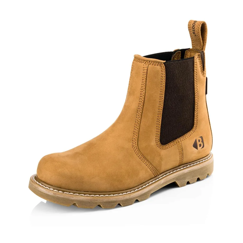 Buckbootz B2700 Non-Safety Dealer Boots Goodyear Welted Honey Buckler Boots