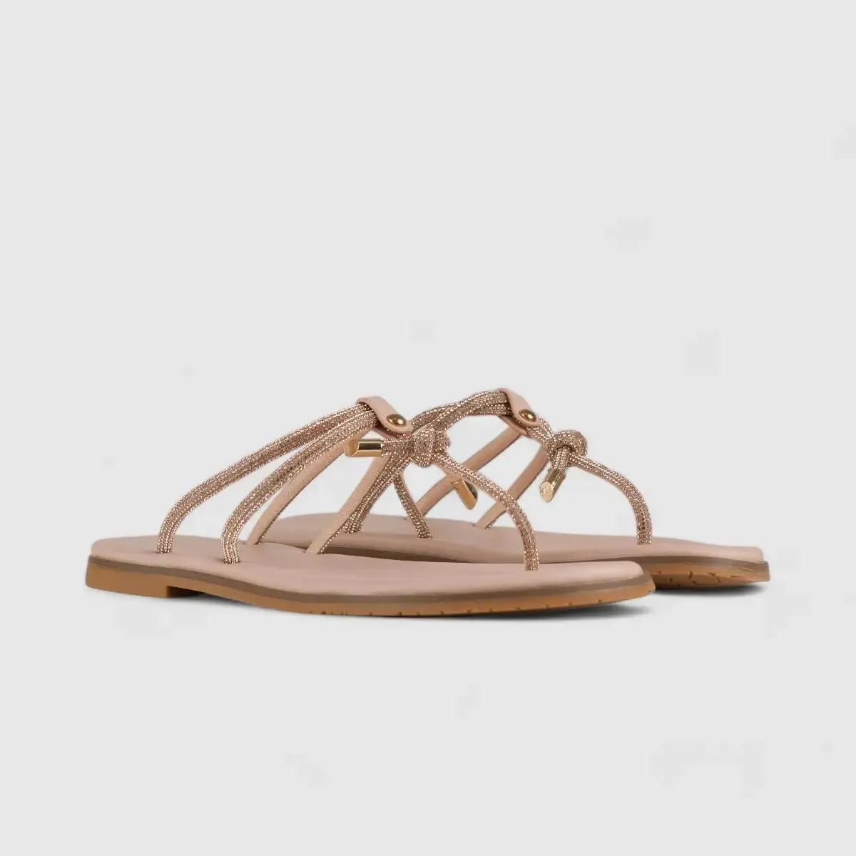 Bulbul Flat Bling Thong Sandal Pink HAR015
