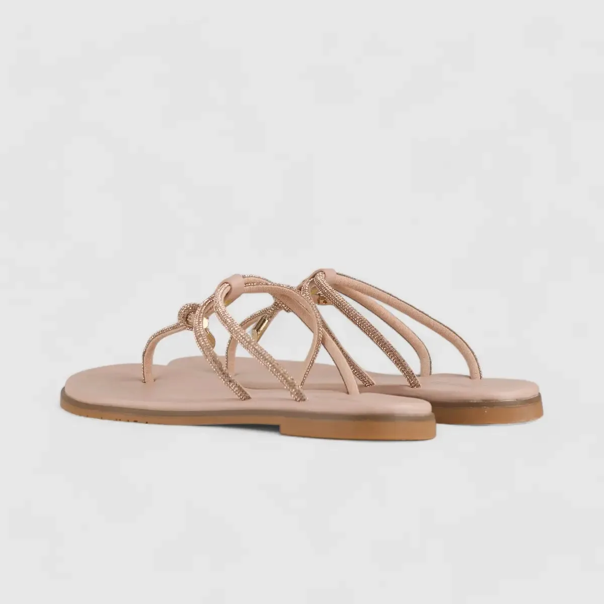 Bulbul Flat Bling Thong Sandal Pink HAR015