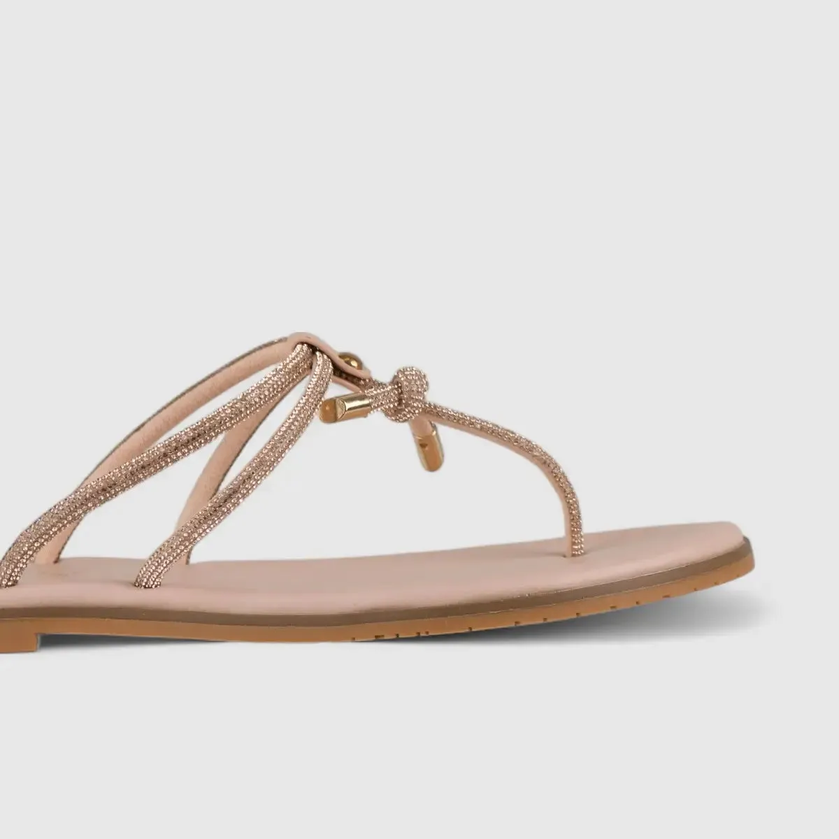 Bulbul Flat Bling Thong Sandal Pink HAR015