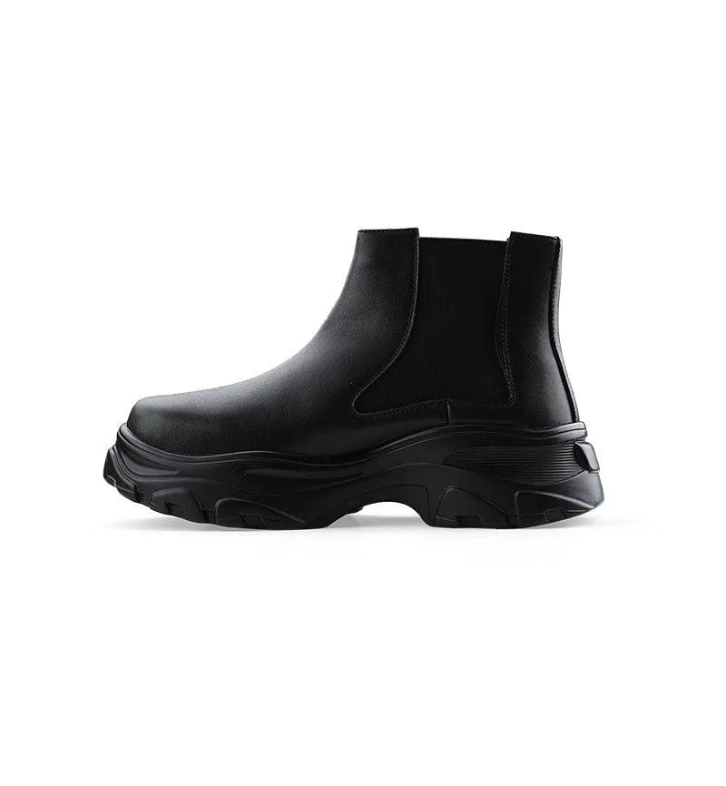 Chunky Sole Chelsea Boots