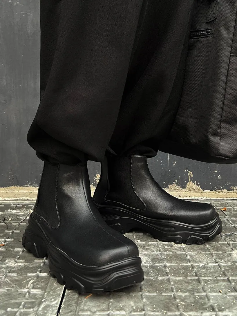 Chunky Sole Chelsea Boots