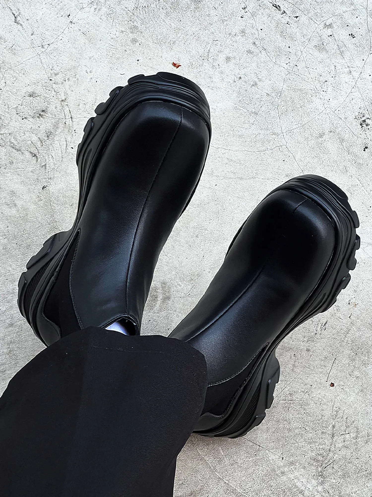 Chunky Sole Chelsea Boots