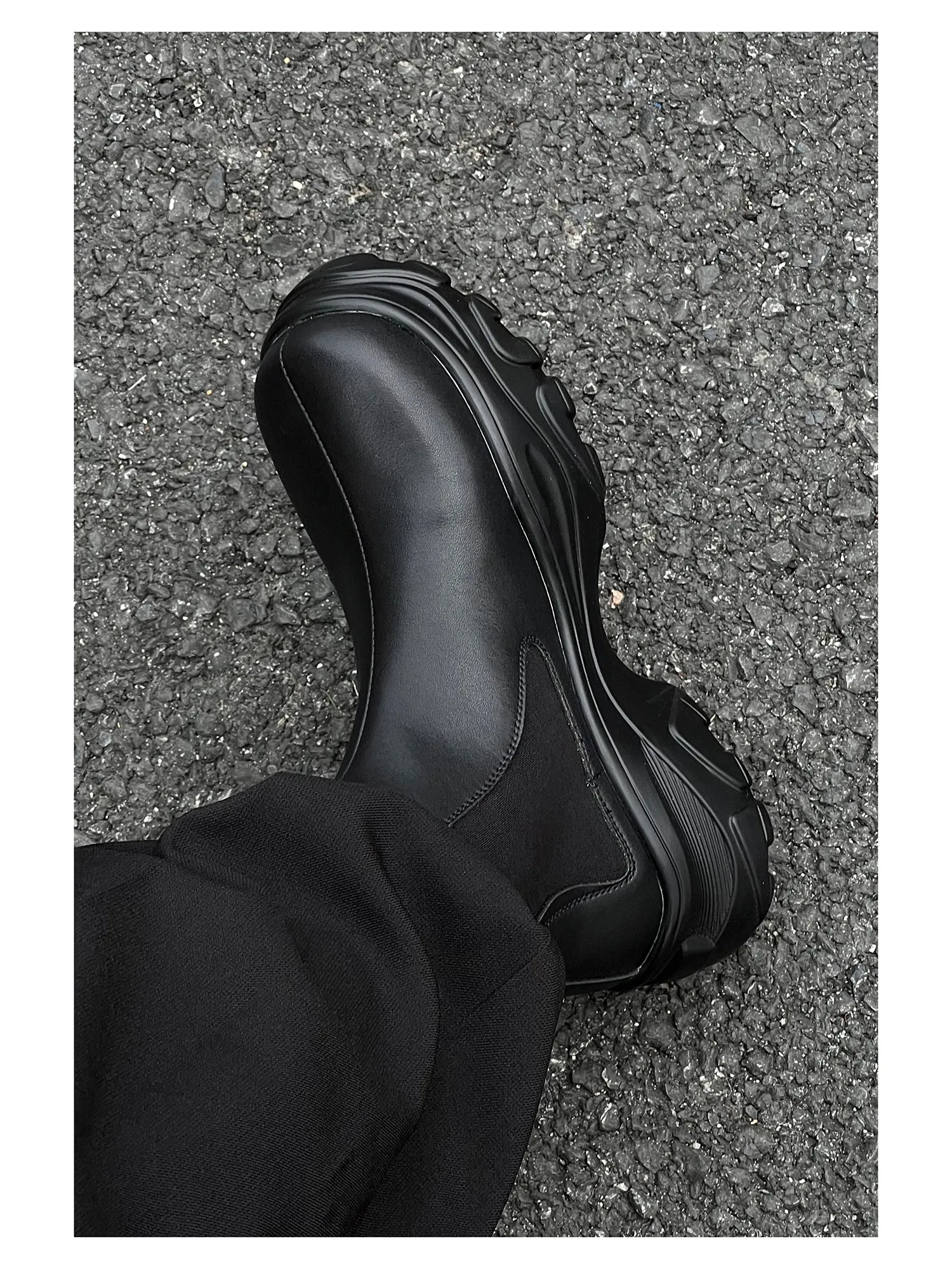 Chunky Sole Chelsea Boots