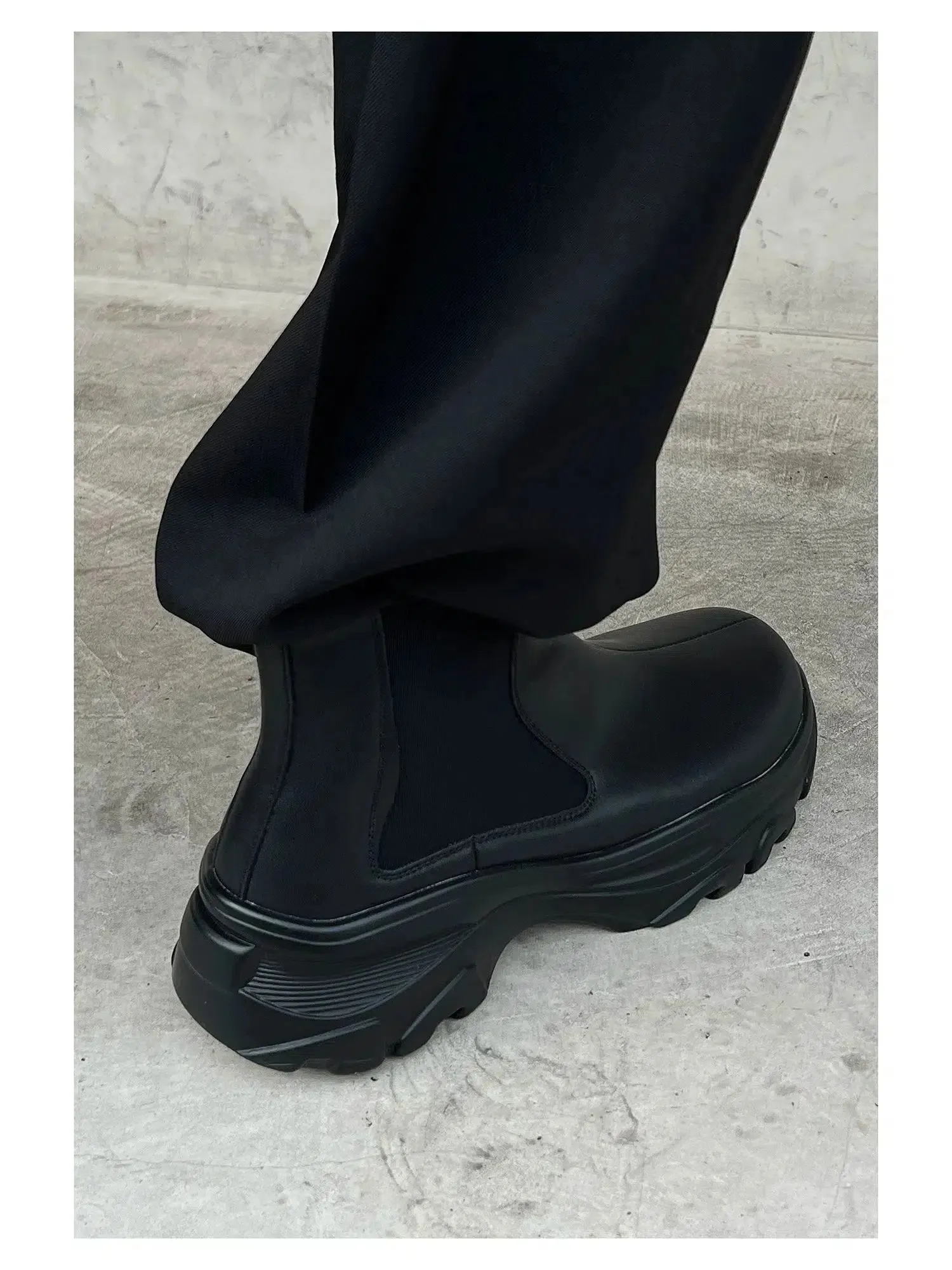 Chunky Sole Chelsea Boots