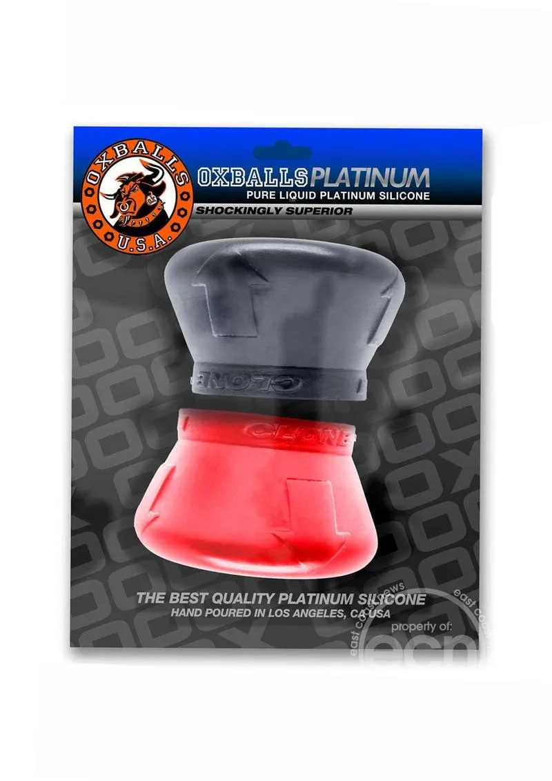 Clone Duo Silicone Ballstretcher (2 pack) - Red/Black